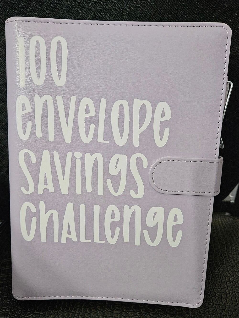 Lavender 100 Envelope Savings Challenge Wallet Organizer